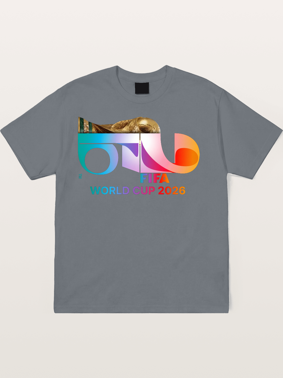 2026 FIFA World Cup Gradient Art Cotton T-shirt