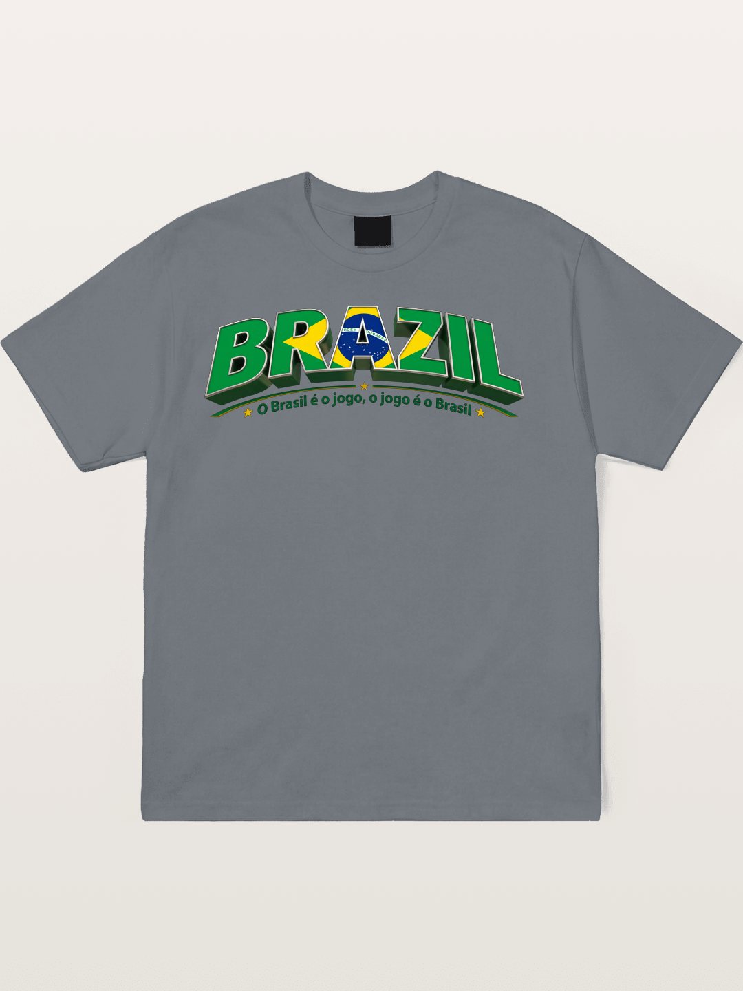 Brazil Retro Team Logo WC Cotton T-shirt