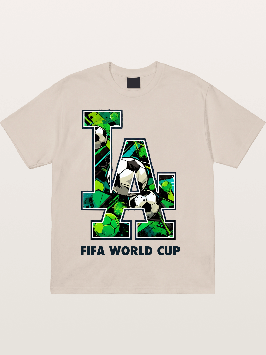 LA 2026 World Cup Soccer Graffiti Cotton T-shirt