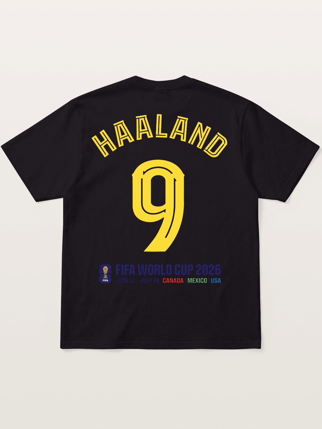 Haaland 9 World Cup 2026 Cotton T-shirt