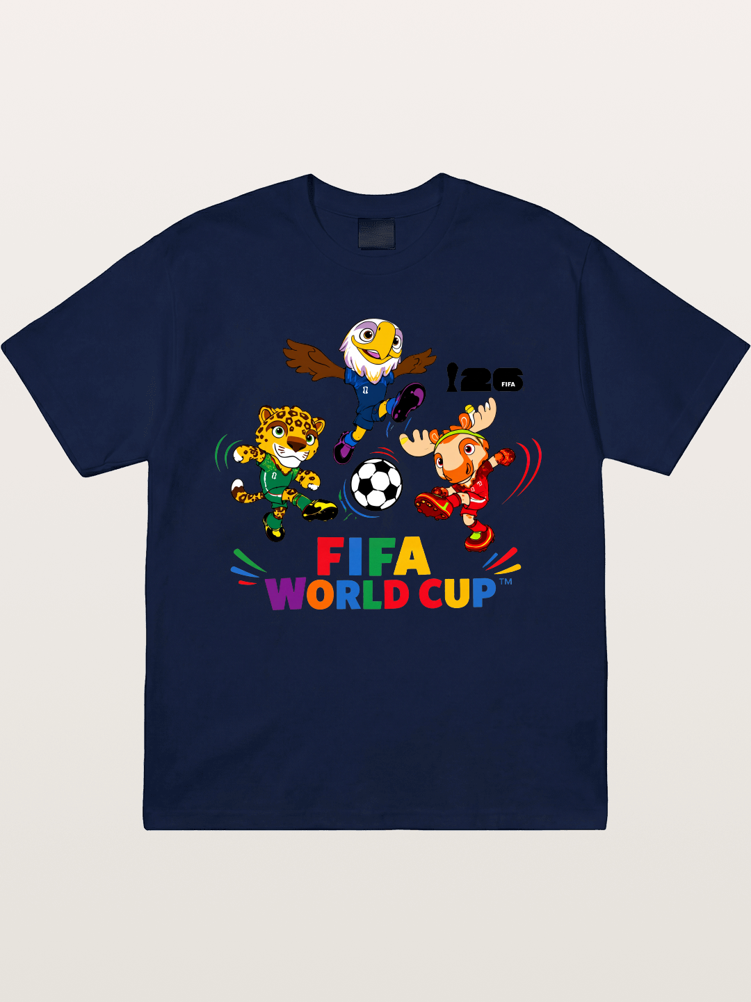 FIFA World Cup Mascots Print Gildan T-shirt
