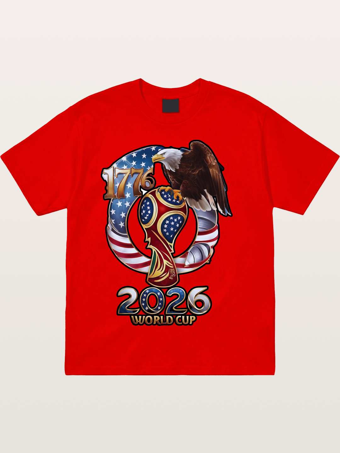 2026 WC Eagle Trophy Art Cotton T-shirt