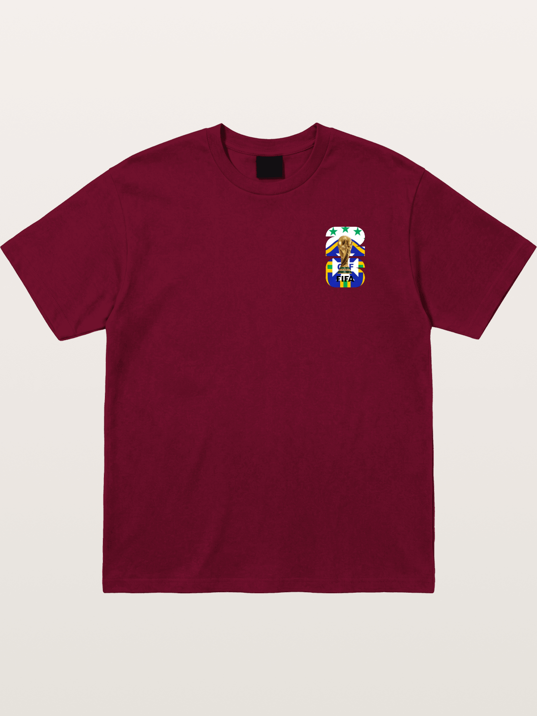 FIFA World Cup Brazil Five Stars Gildan T-shirt