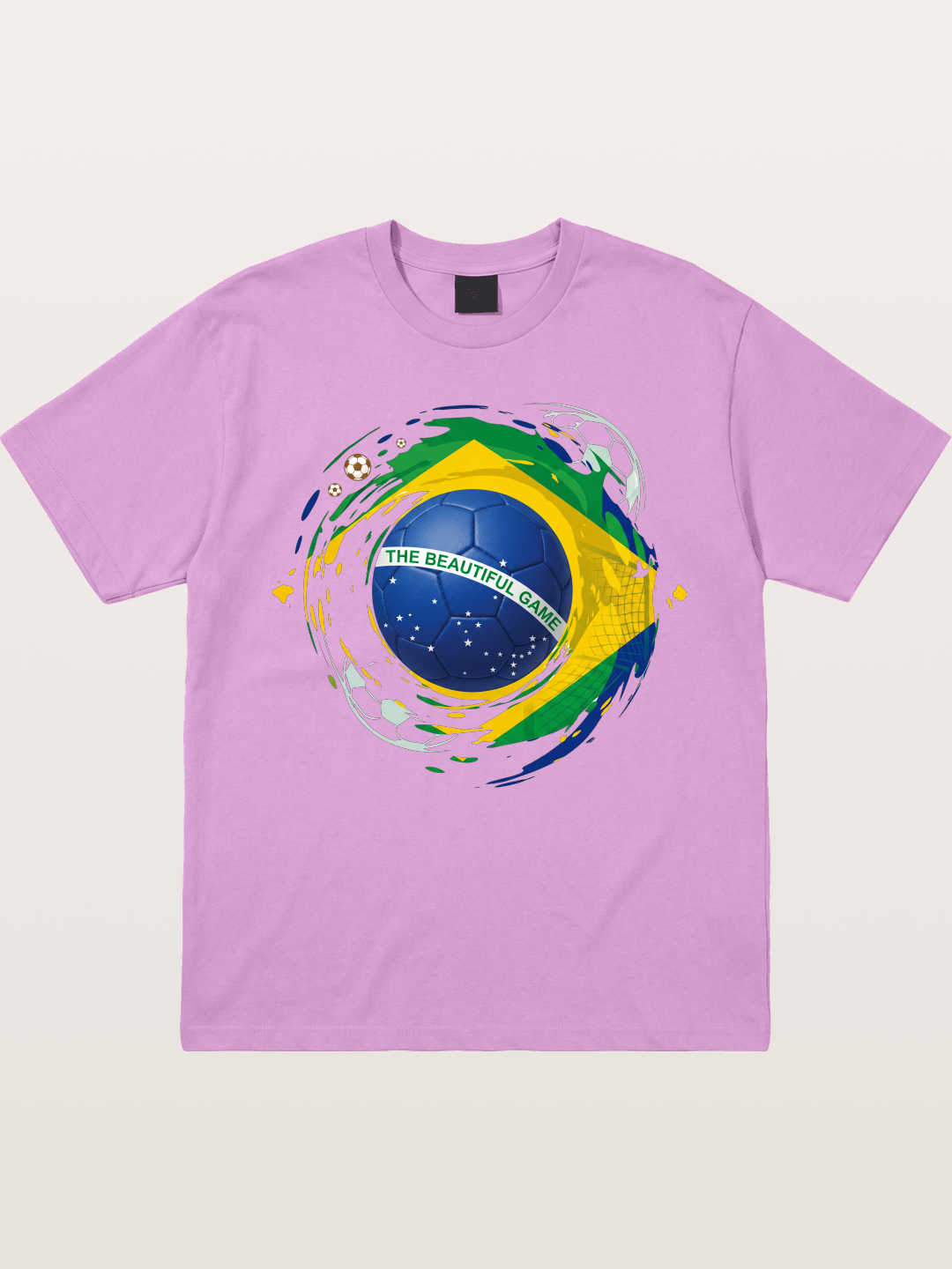 The Beautiful Game Brazil Print Gildan T-shirt