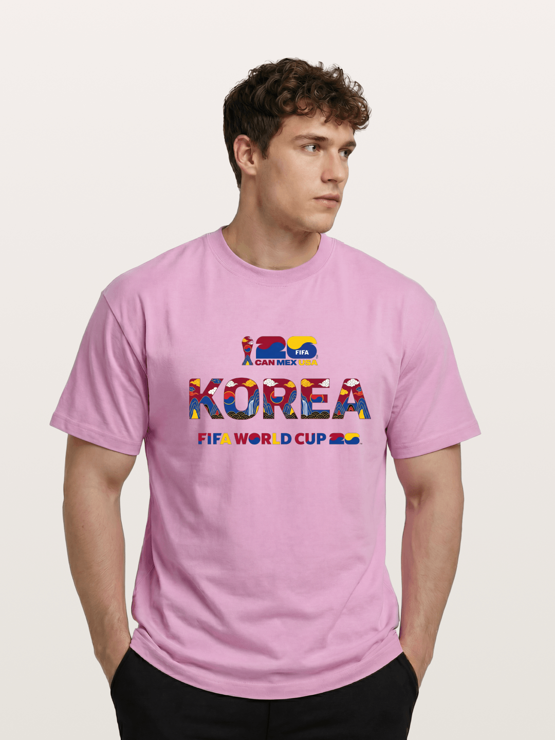 Korea 2026 Folk Ornament Design Gildan T-shirt