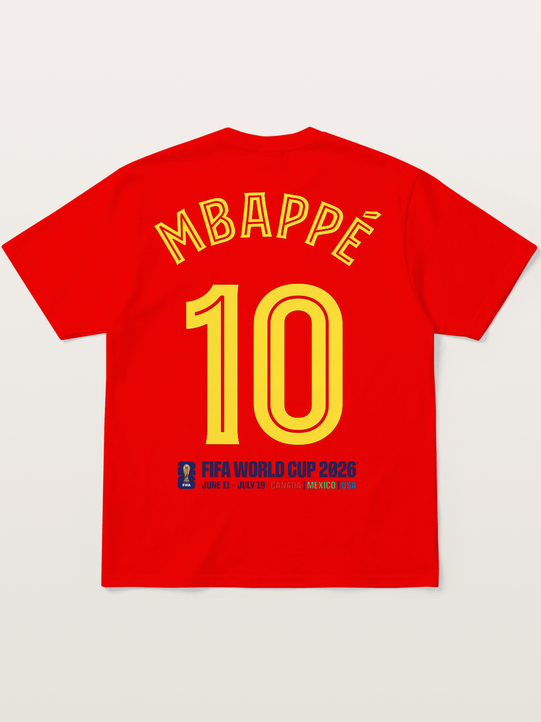 Mbappé 10 World Cup 2026 Cotton T-shirt