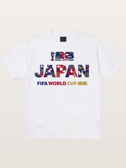 2026 World Cup Japan Sakura Typo Cotton T-shirt