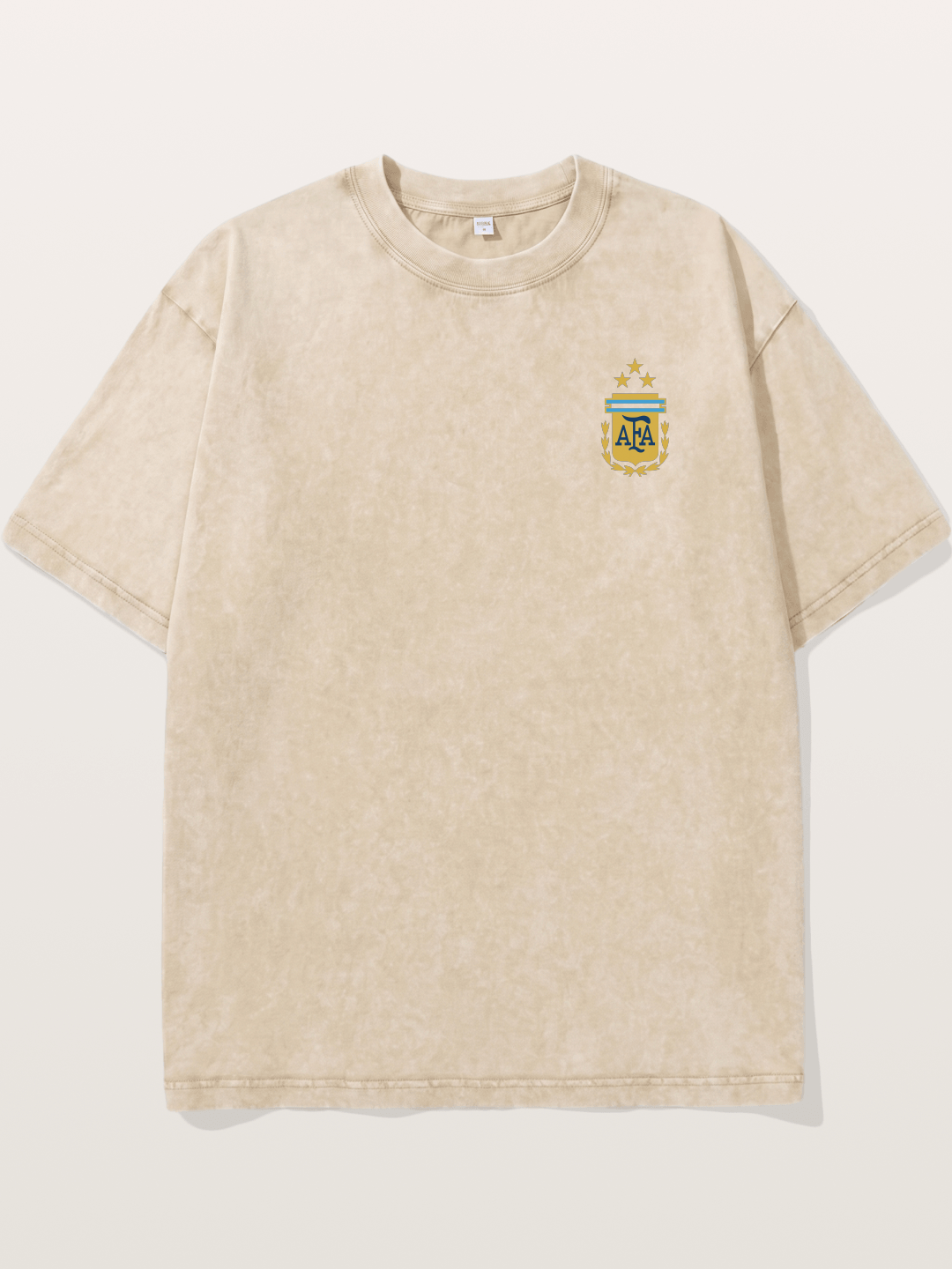 Argentina AFA Three Stars Badge Washed T-shirt
