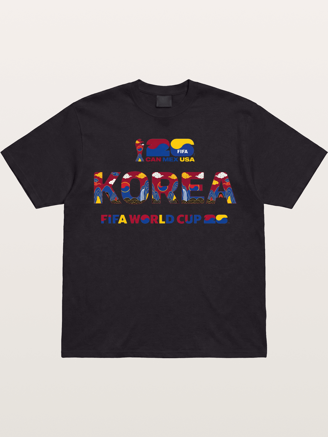Korea 2026 Folk Ornament Design Gildan T-shirt