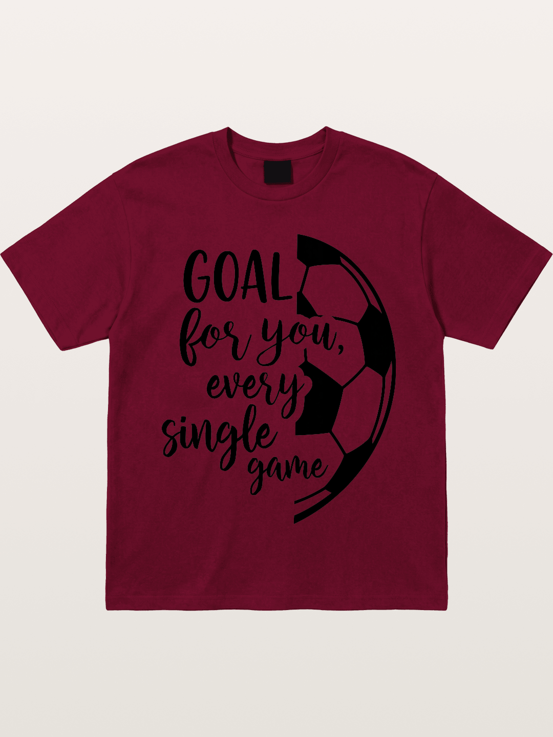 Goal For You Soccer Script Card Gildan T-shirt