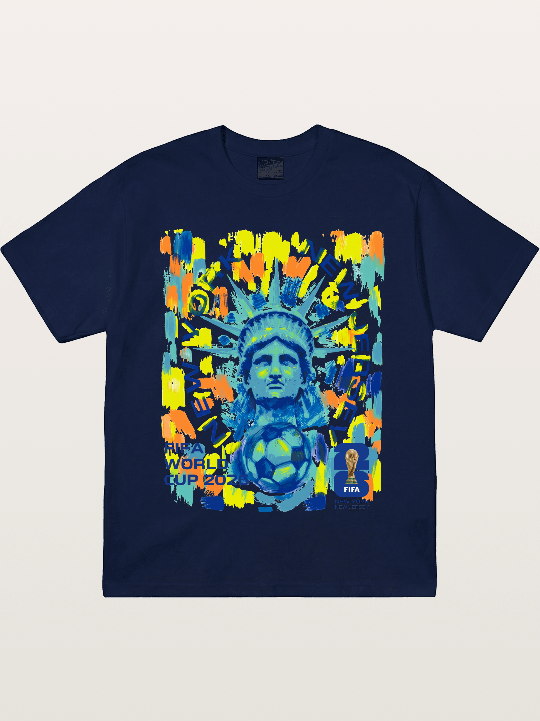 NY NJ WC 2026 Statue of Liberty Art Gildan T-shirt