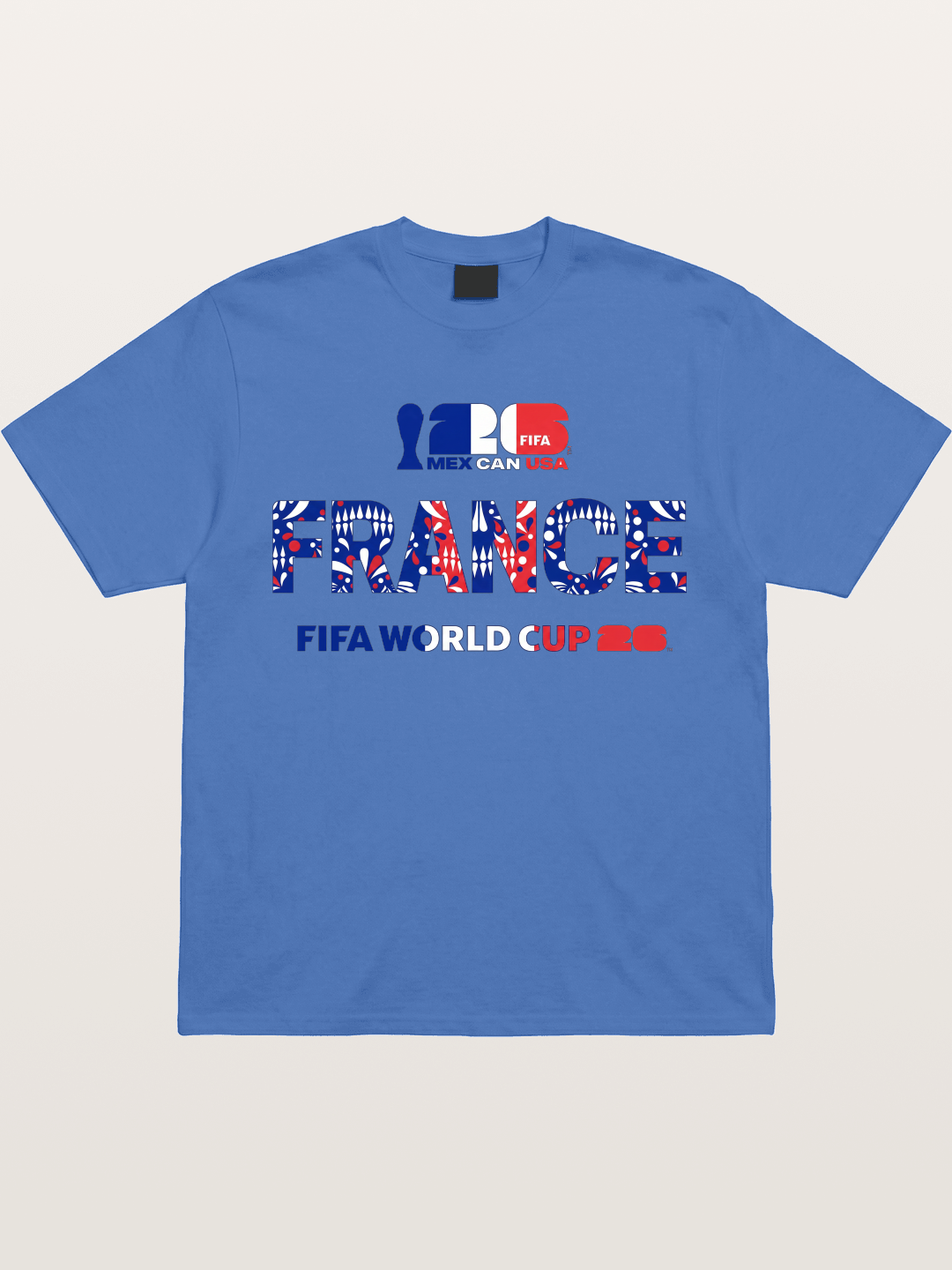 2026 World Cup France Pattern Graphic Gildan T-shirt