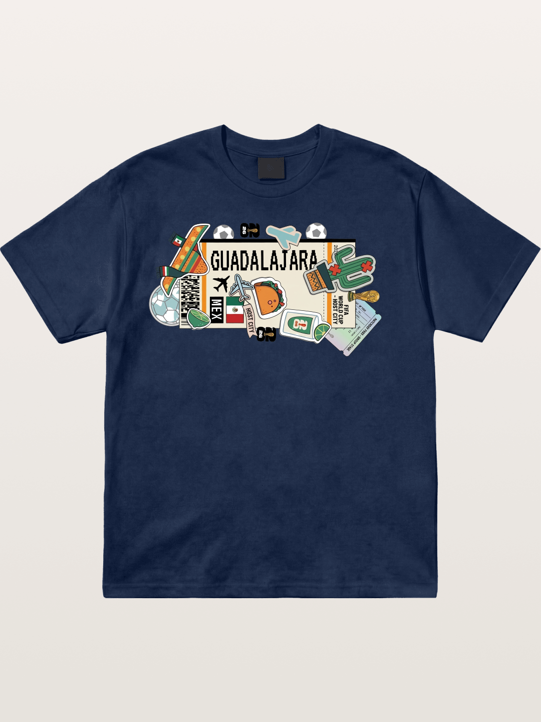Guadalajara Mexican Culture Art Cotton T-shirt