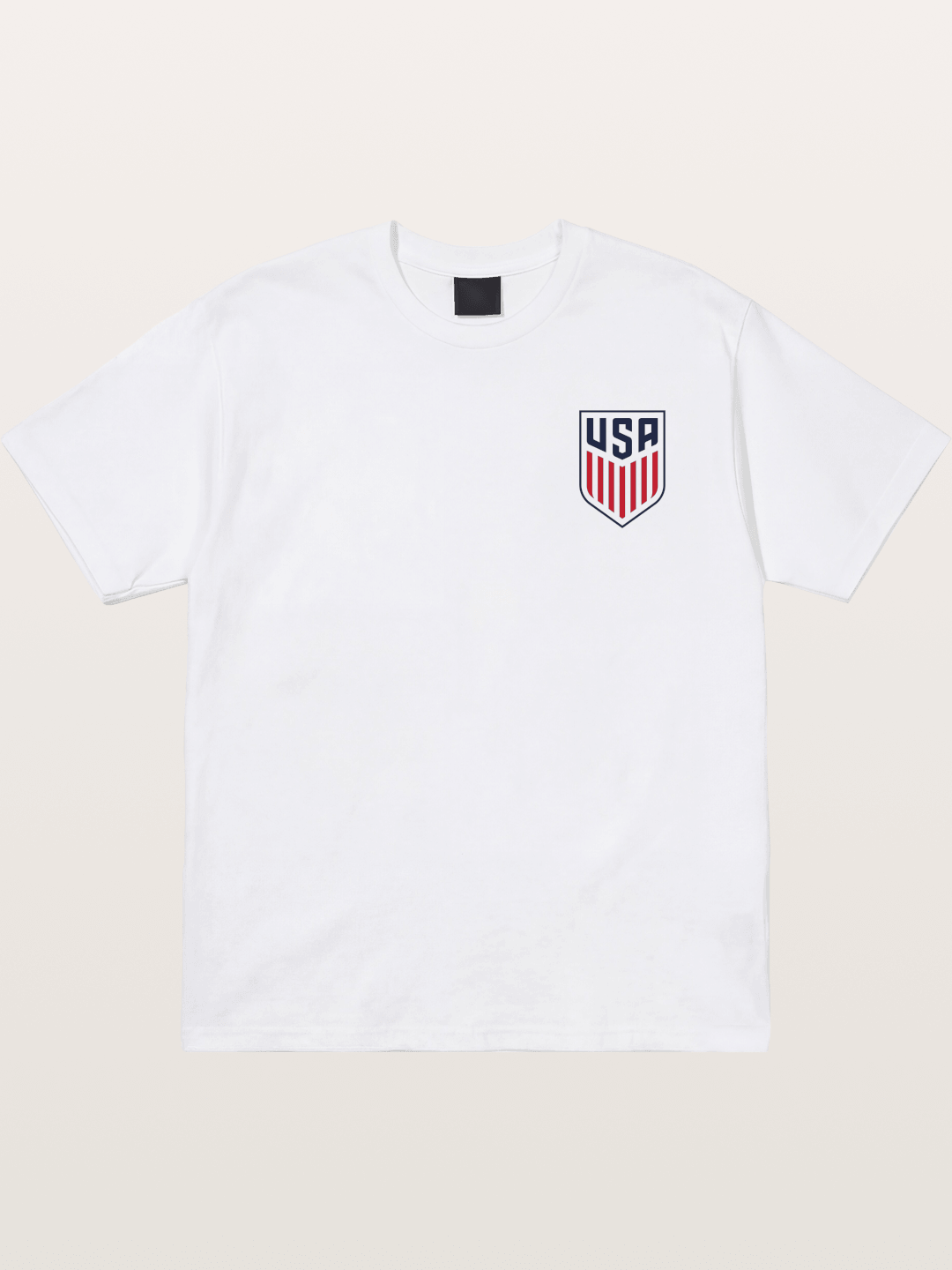USA Soccer Stars Stripes Crest Cotton T-shirt