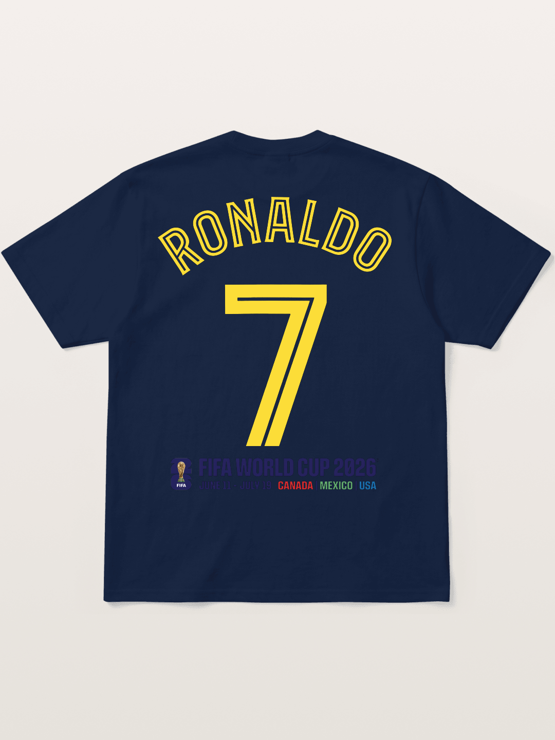 Ronaldo 7 World Cup 2026 Cotton T-shirt