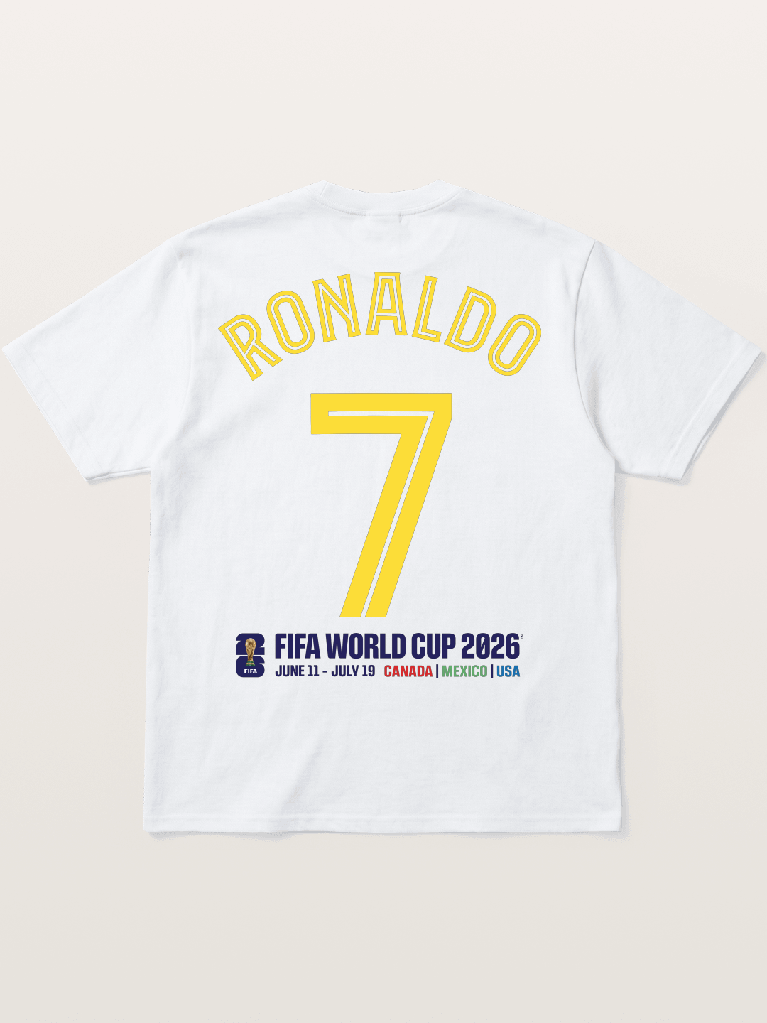 Ronaldo 7 World Cup 2026 Cotton T-shirt