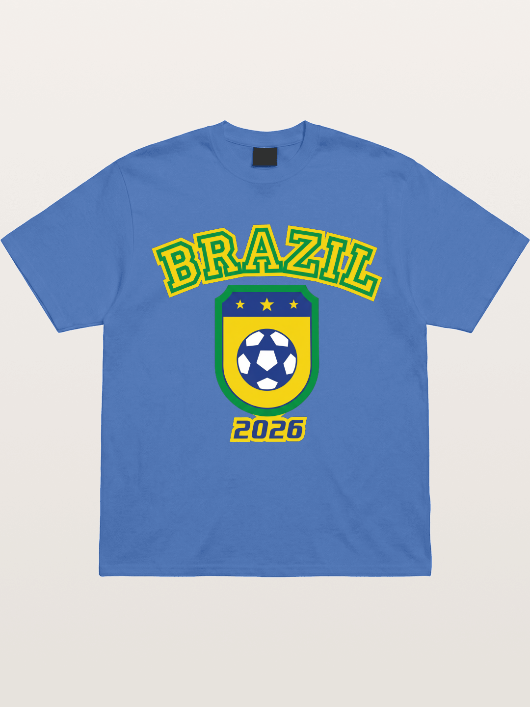 Brazil 2026 World Cup Crest Gildan T-shirt