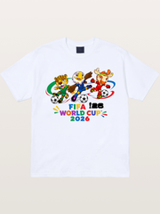 2026 World Cup Mascots Art Gildan T-shirt