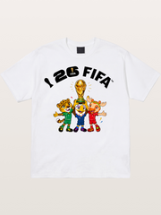 2026 FIFA Mascots Trophy Graphic Cotton T-shirt