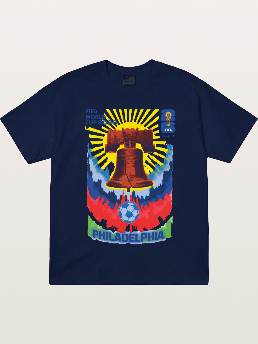 Philadelphia WC 2026 Liberty Bell Gildan T-shirt