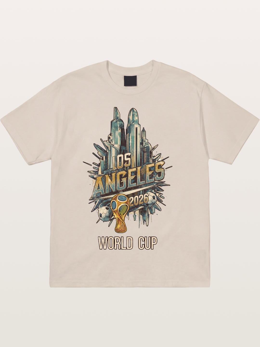 LA World Cup 2026 Emblem Cotton T-shirt