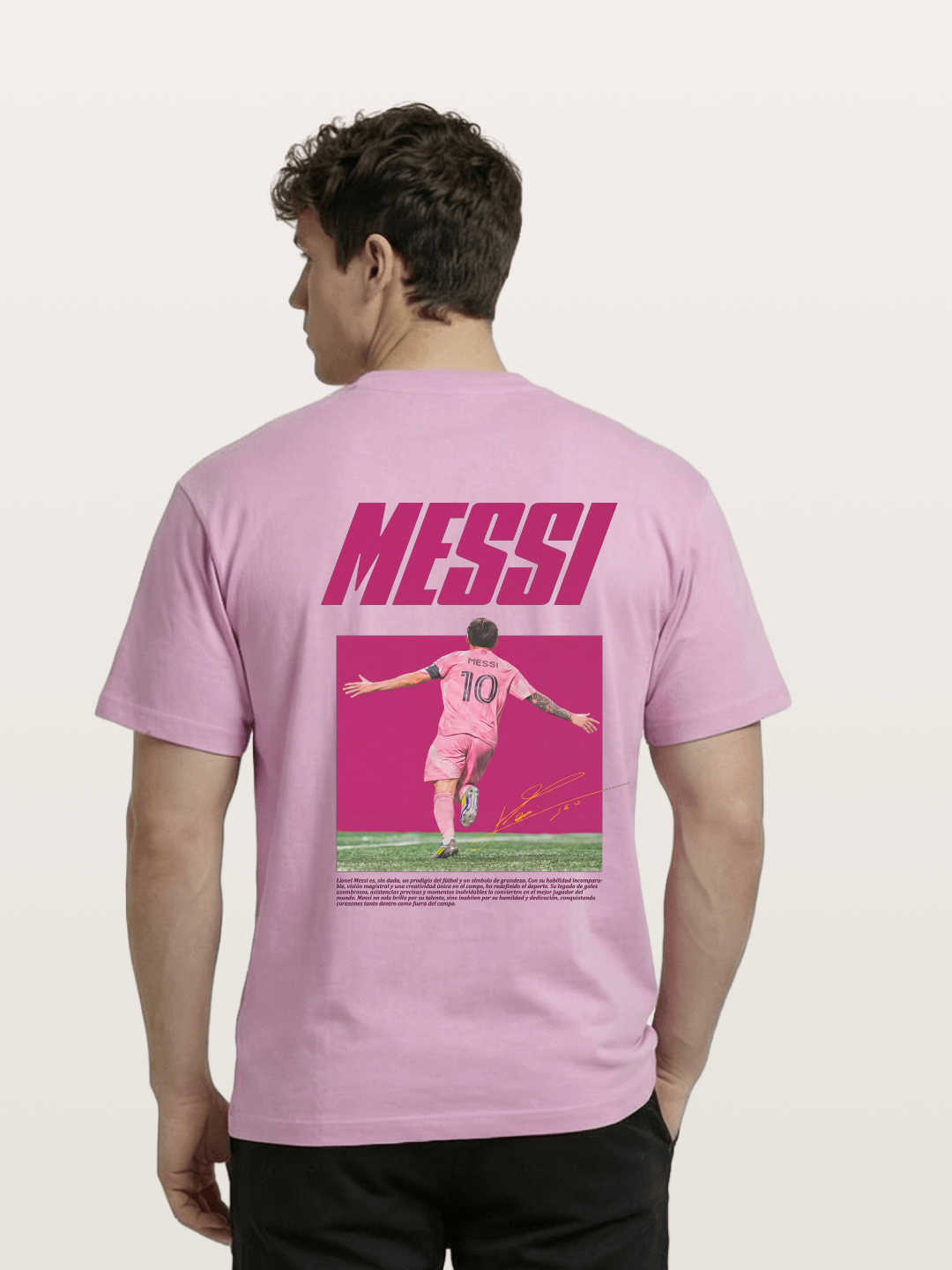 Messi Inter Miami Pink Kit Gildan T-shirt