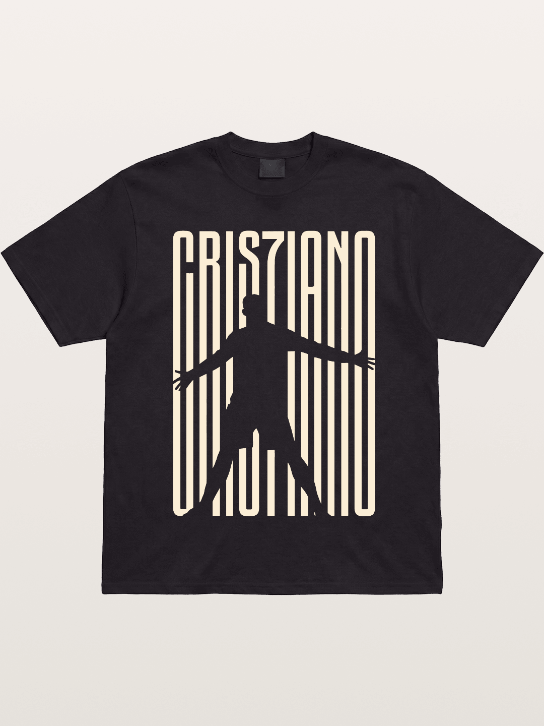 Cristiano Ronaldo Celebration Silhouette Gildan T-shirt