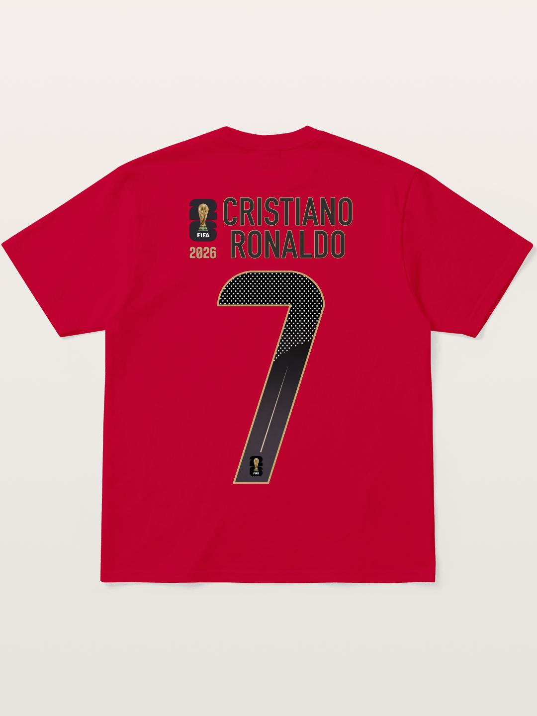 Portugal 7 Ronaldo 2026 WC Gildan T-shirt