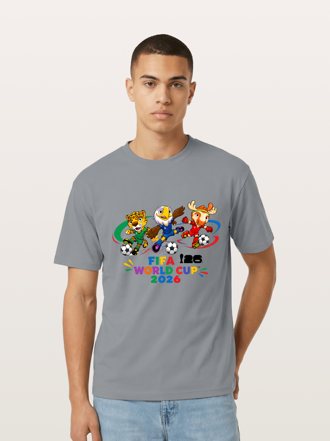 2026 World Cup Mascots Art Gildan T-shirt
