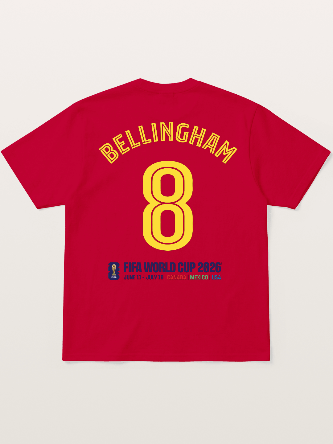 Bellingham 8 World Cup 2026 Gildan T-shirt