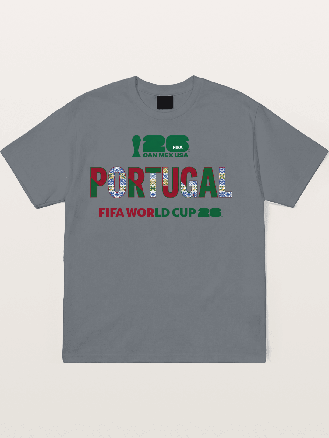 Portugal 2026 Pattern Art Cotton T-shirt