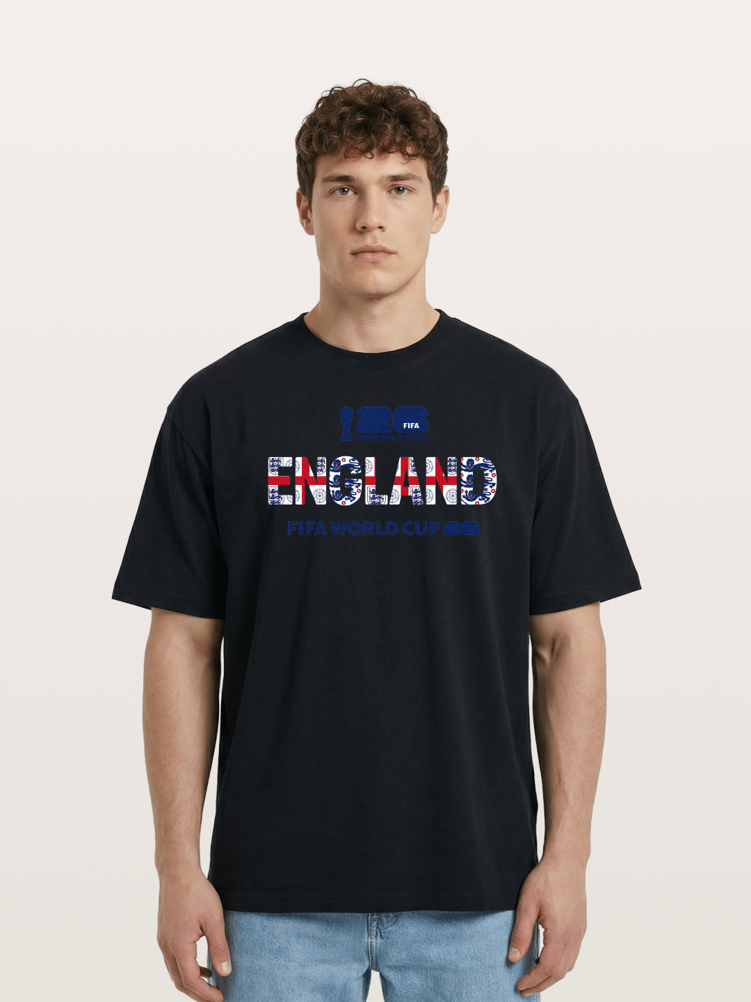 England 2026 World Cup Crest Cotton T-shirt