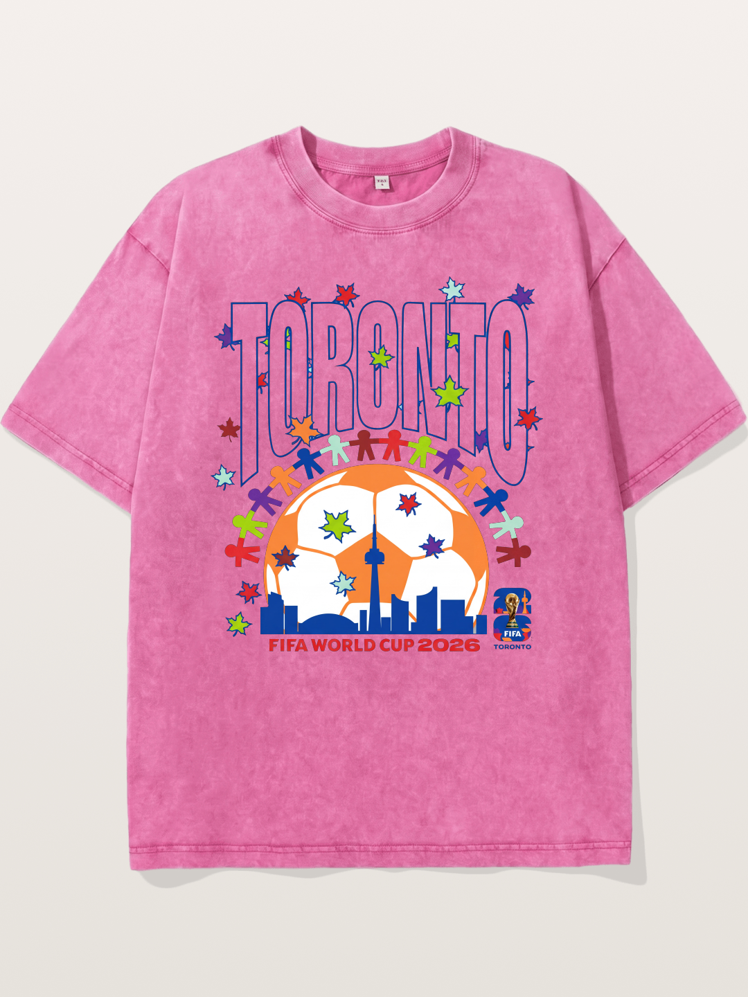 Toronto WC 2026 CN Tower Art Washed T-shirt