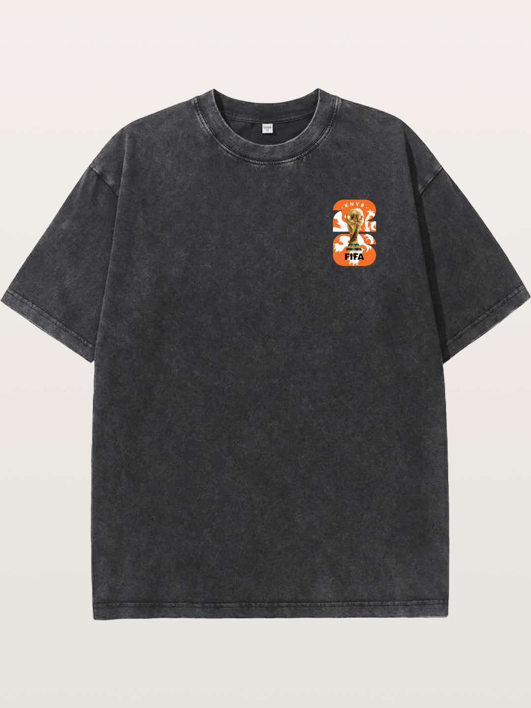 Netherlands World Cup Trophy Crest Washed T-shirt