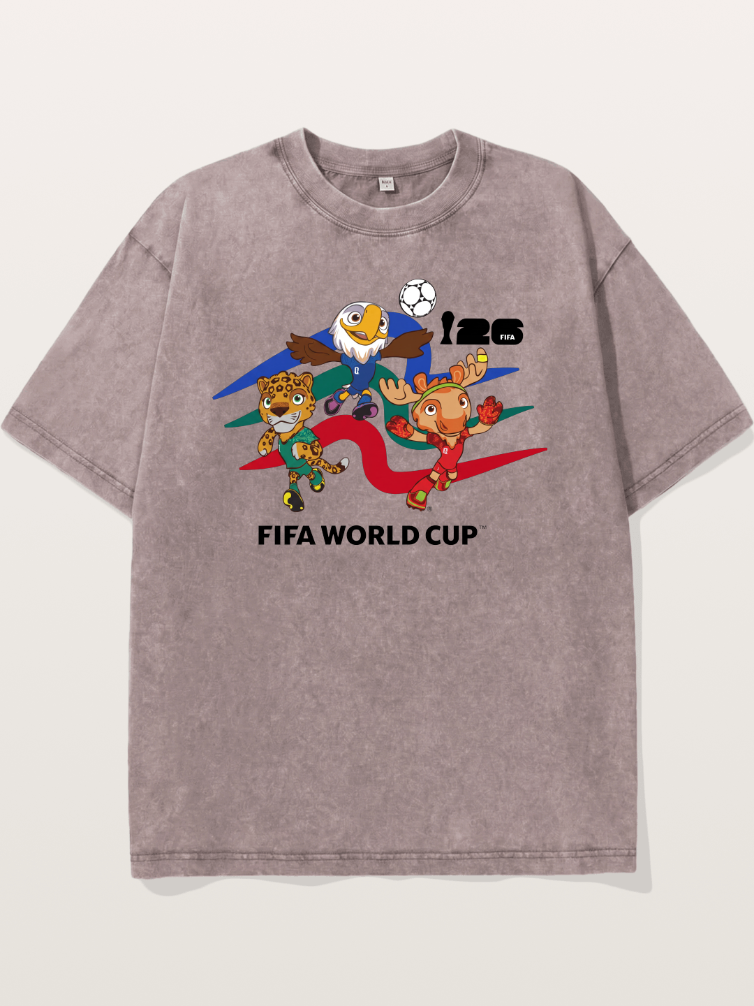 WC 2026 Host City Mascots Trio Washed T-shirt