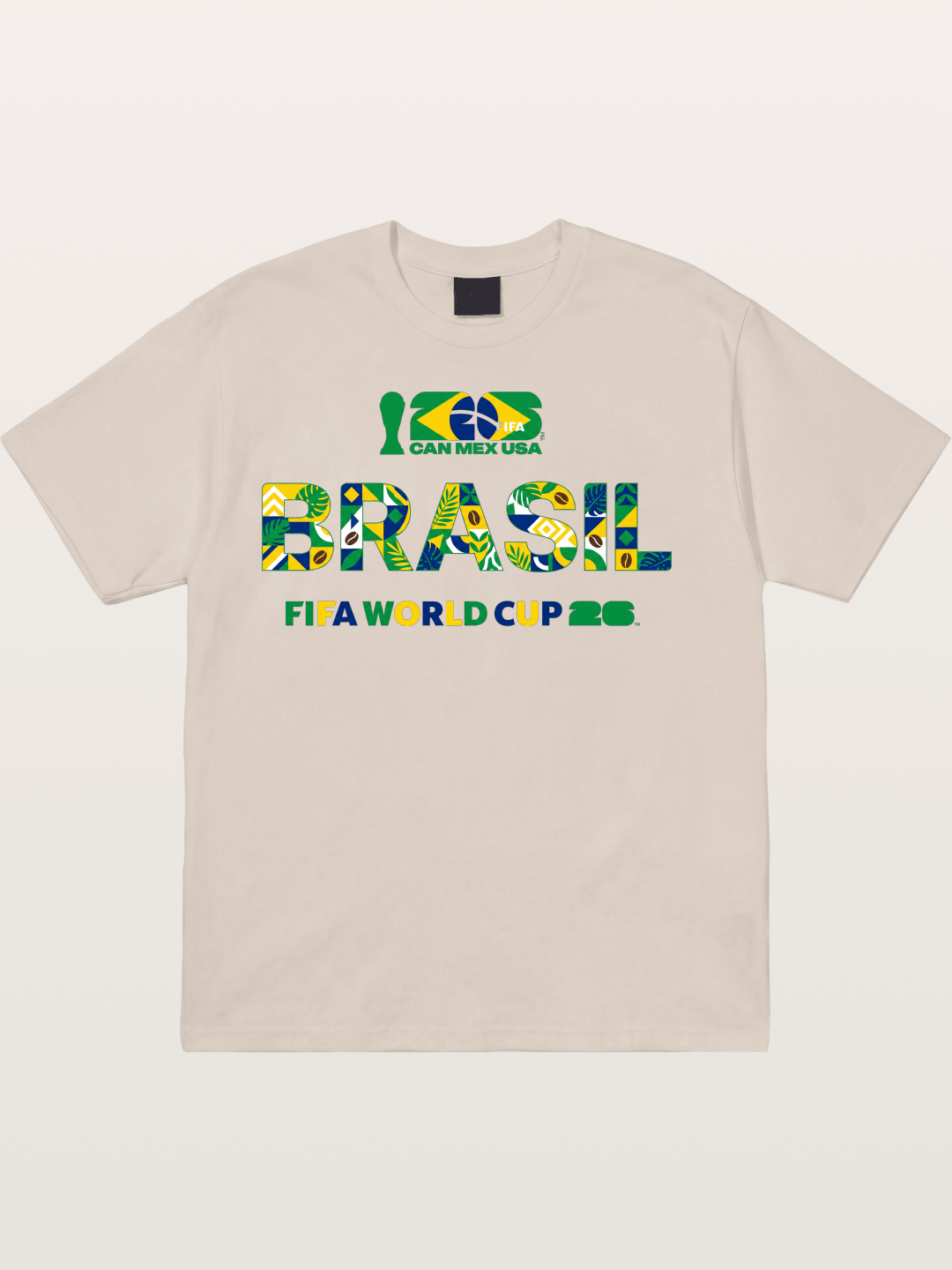 Brasil 2026 Tropical Graphic Cotton T-shirt