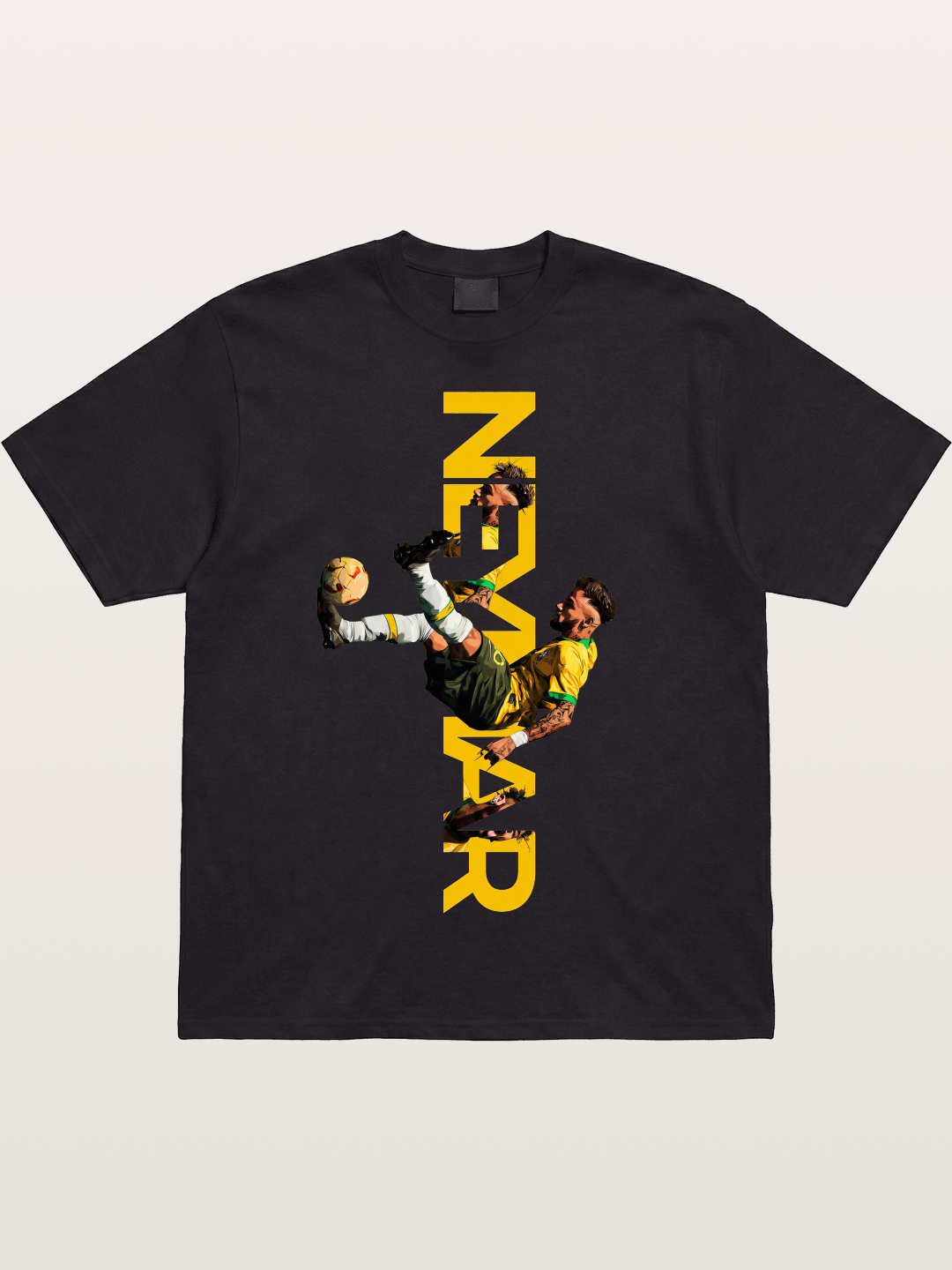 Neymar Brazil Bicycle Kick Cotton T-shirt