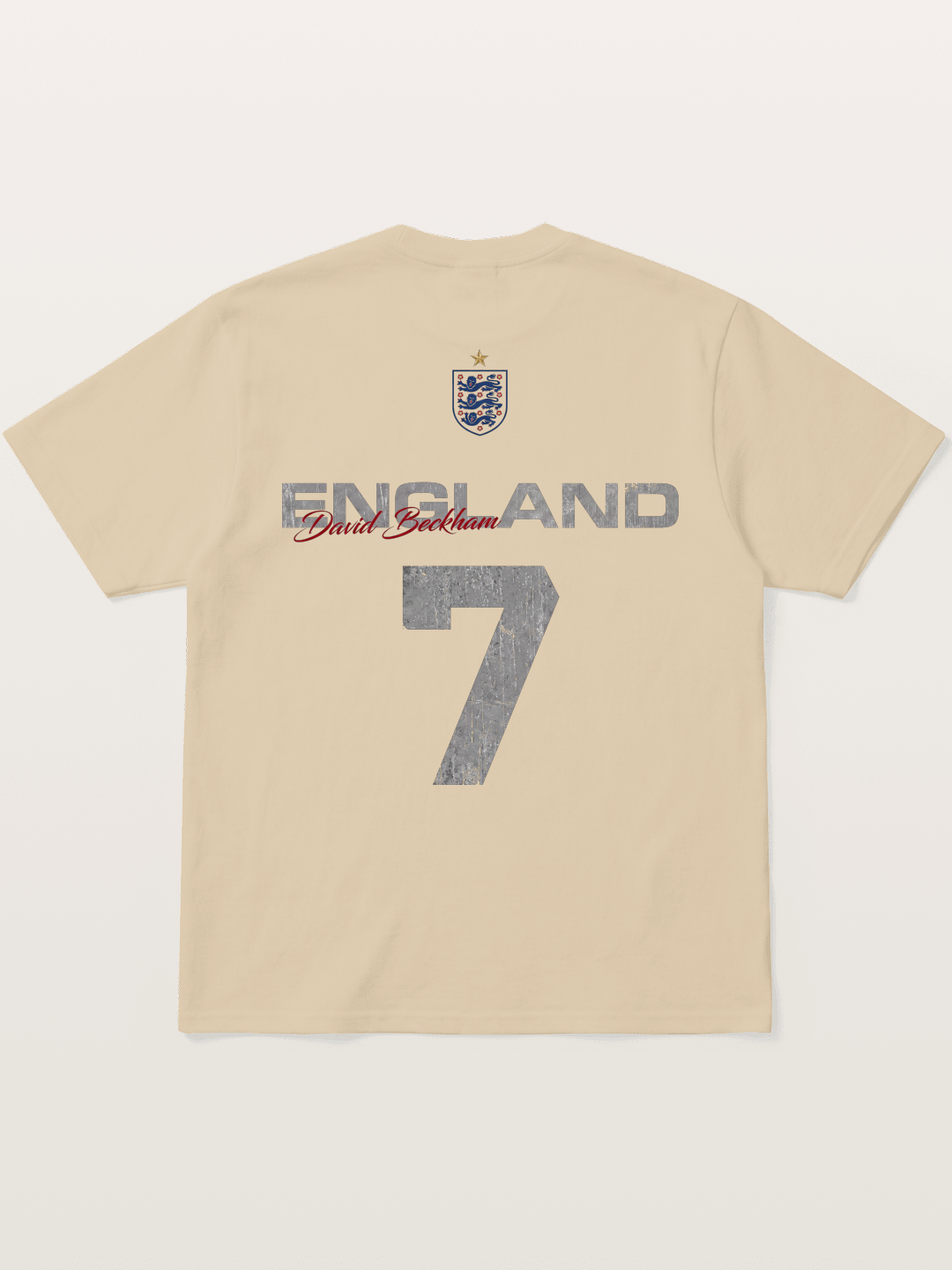 England Beckham 7 Vintage Gildan T-shirt