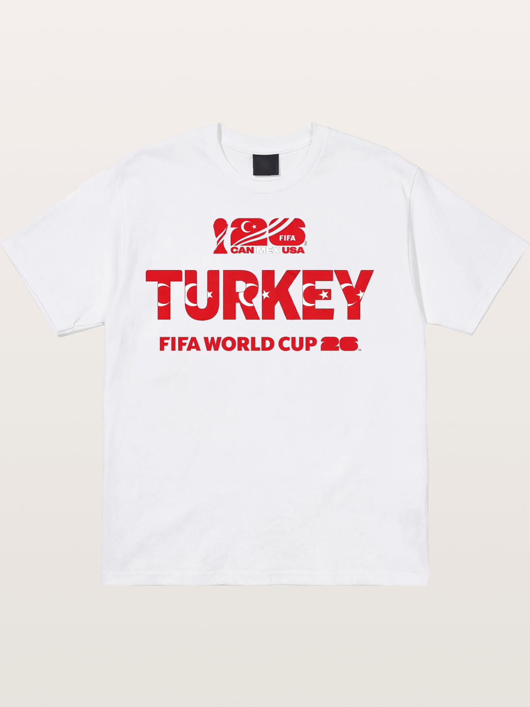 Turkey 2026 Crescent Star Design Cotton T-shirt