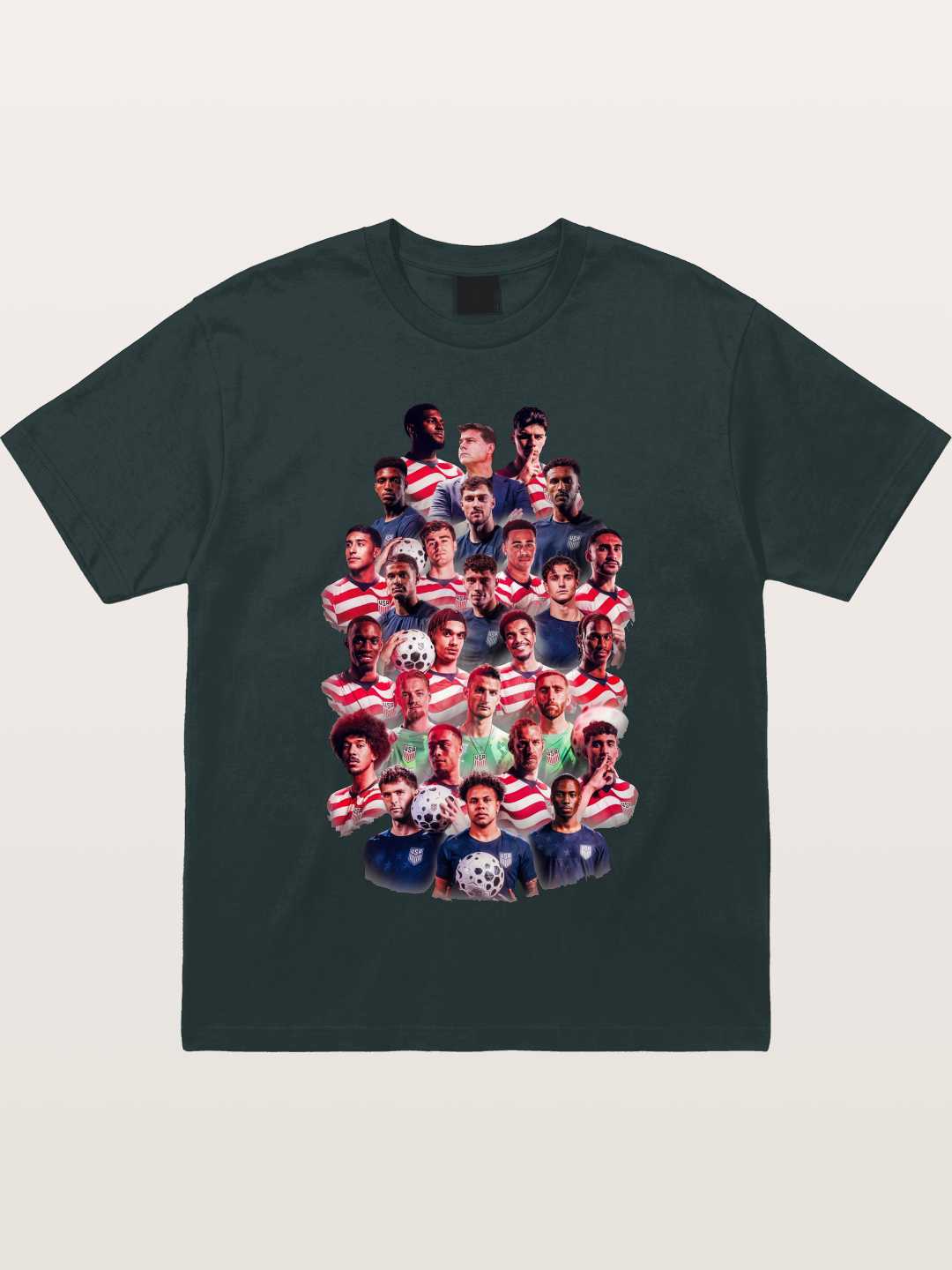 USMNT Full Squad Collage Portrait Gildan T-shirt