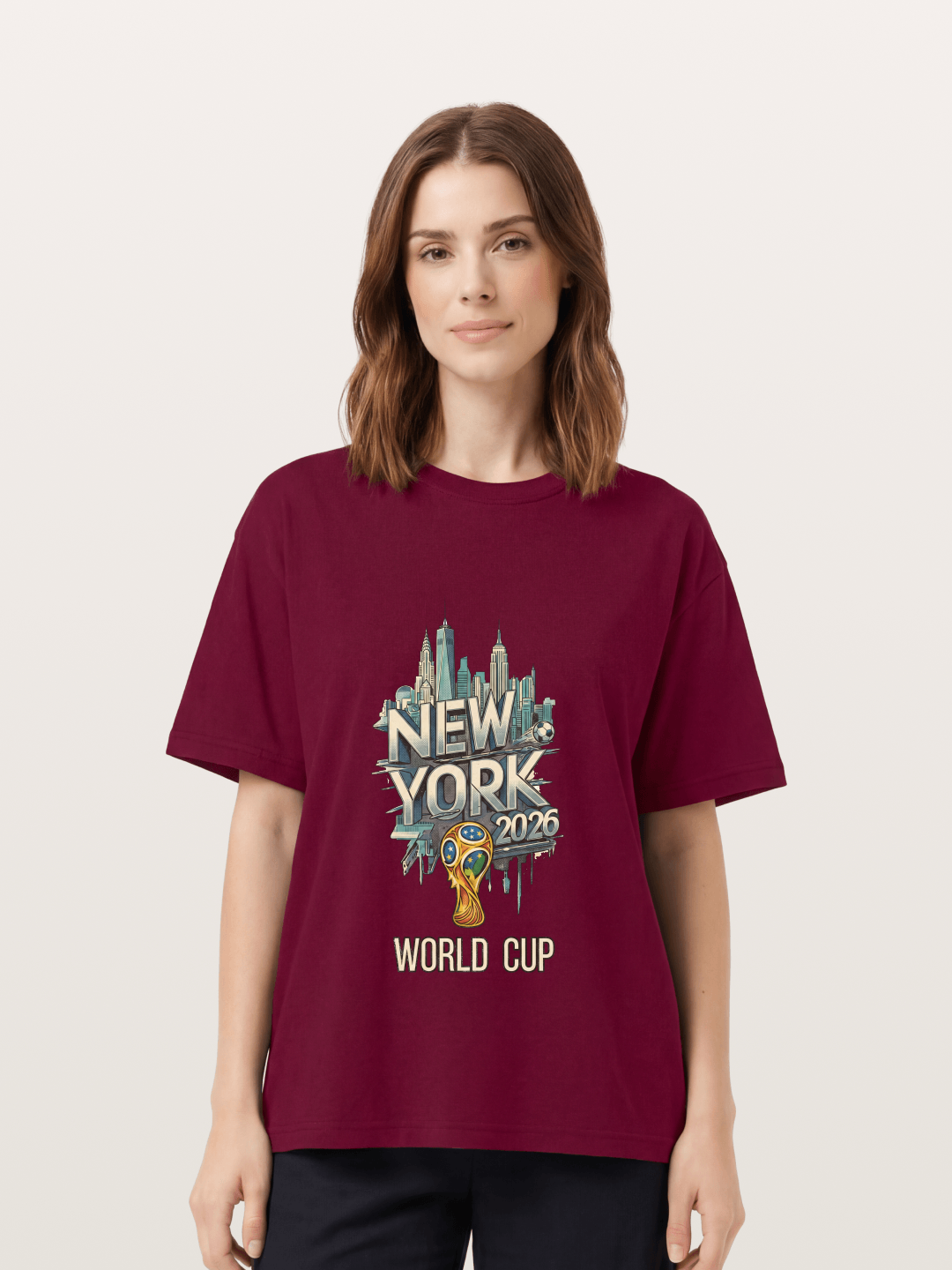 NYC World Cup 2026 Emblem Gildan T-shirt