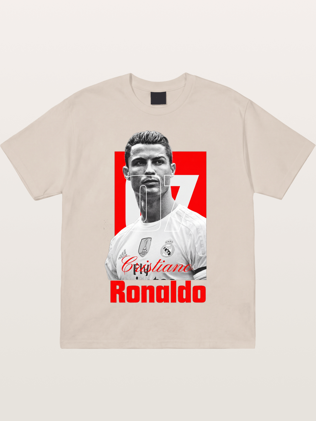 Ronaldo Real Madrid Number 7 Cotton T-shirt