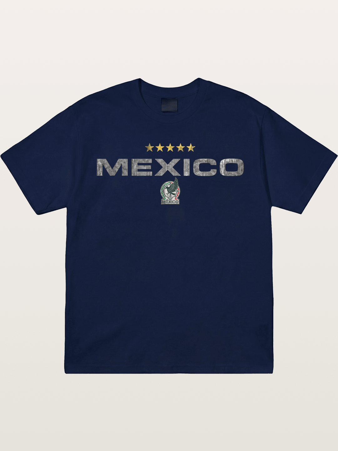 Mexico Football Retro Logo Gildan T-shirt