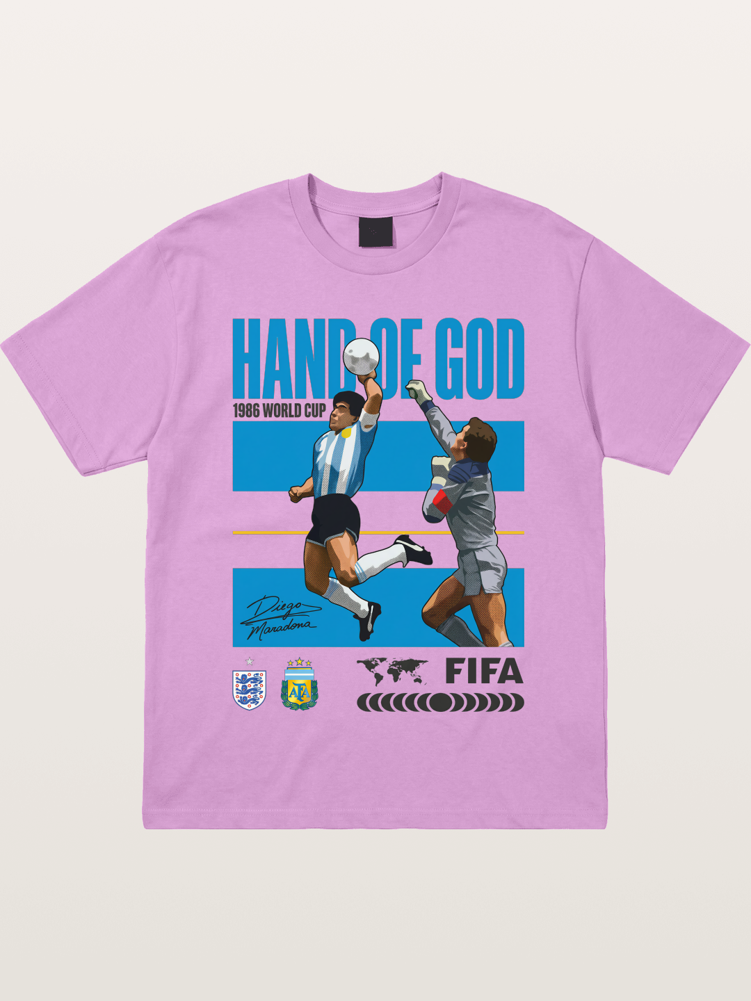 Hand of God 1986 WC Art Gildan T-shirt