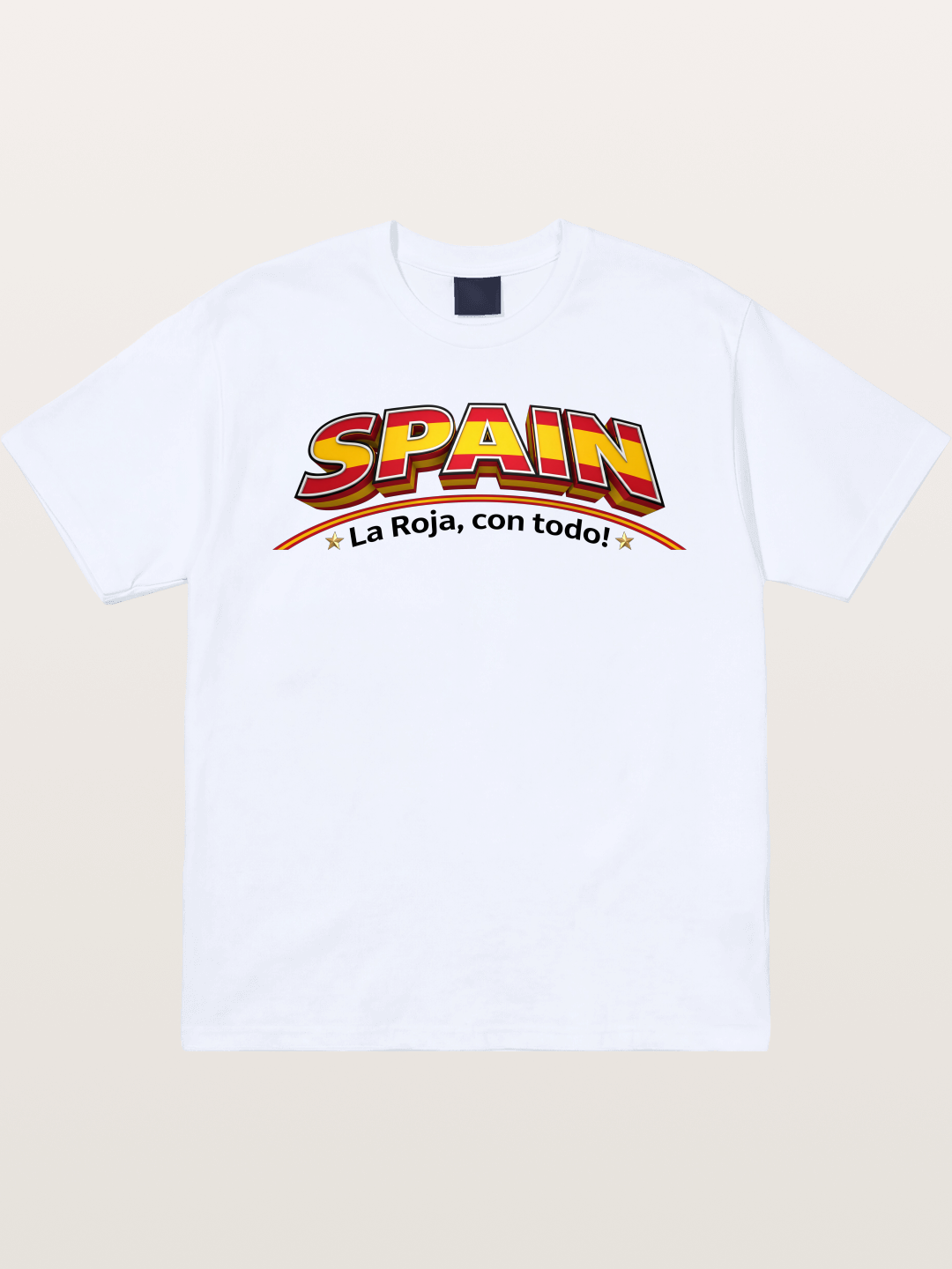 Spain Retro Team Logo WC Gildan T-shirt