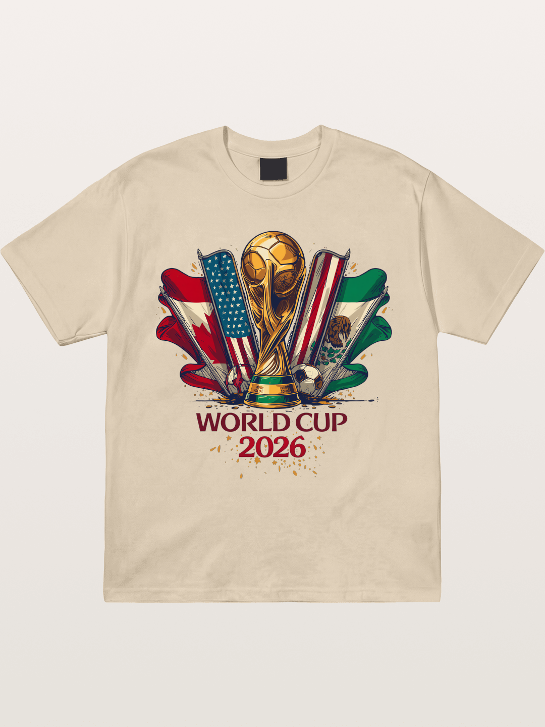 2026 WC World Flags Poster Gildan T-shirt