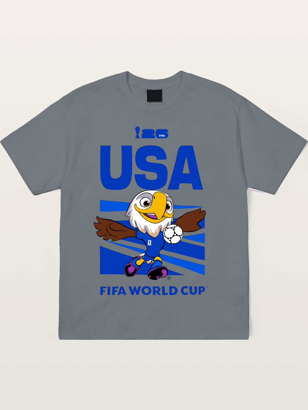 USA WC 2026 Eagle Mascot Design Cotton T-shirt