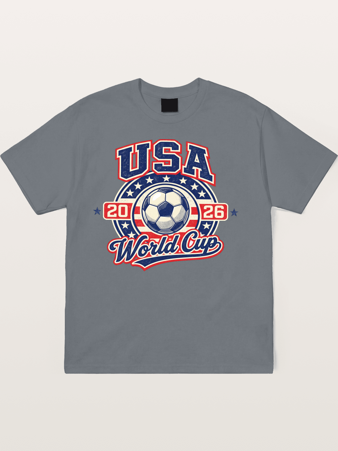 USA World Cup 2026 Retro Badge Cotton T-shirt