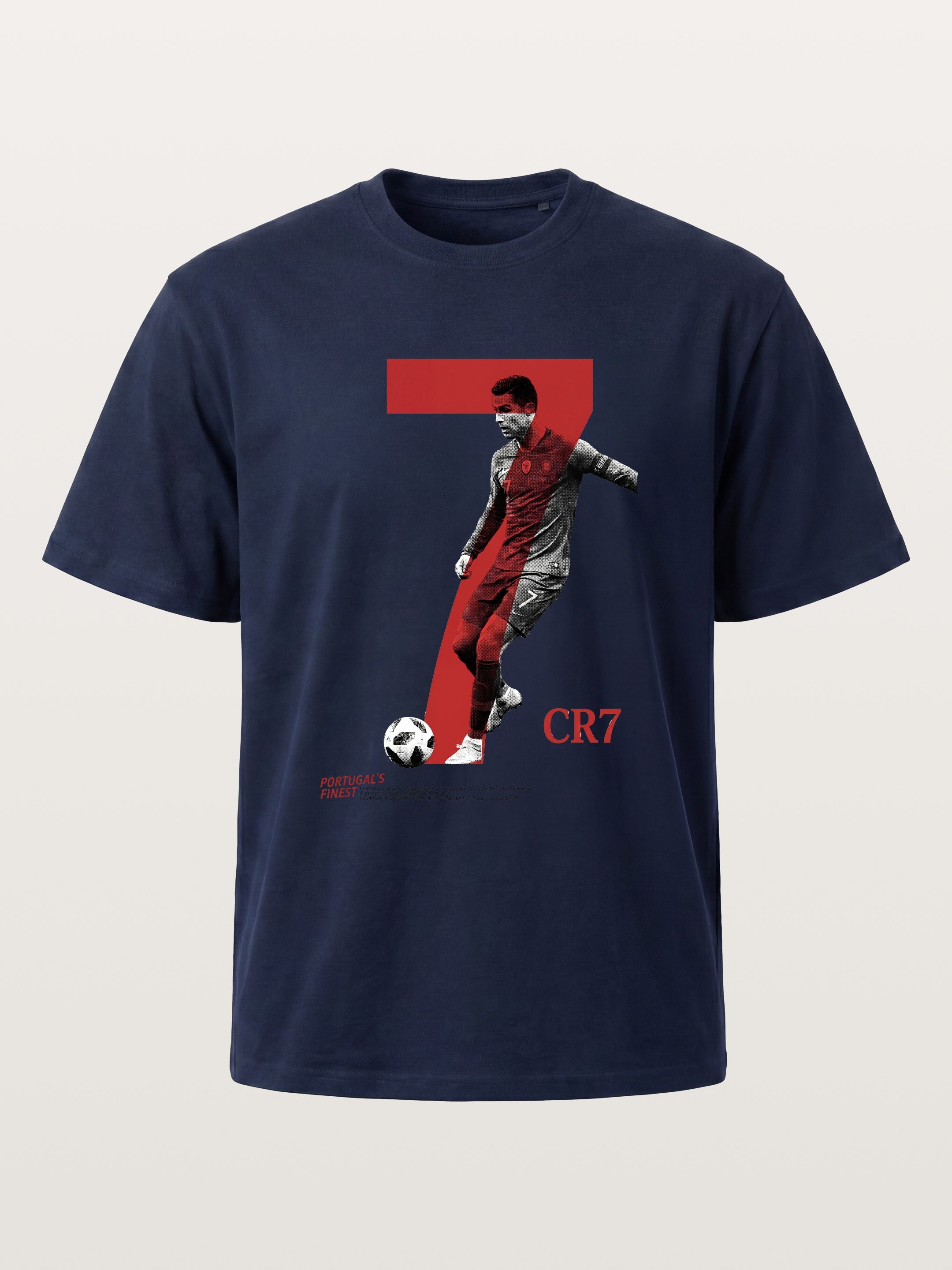 CR7 Portugal Split Portrait Cotton T-shirt