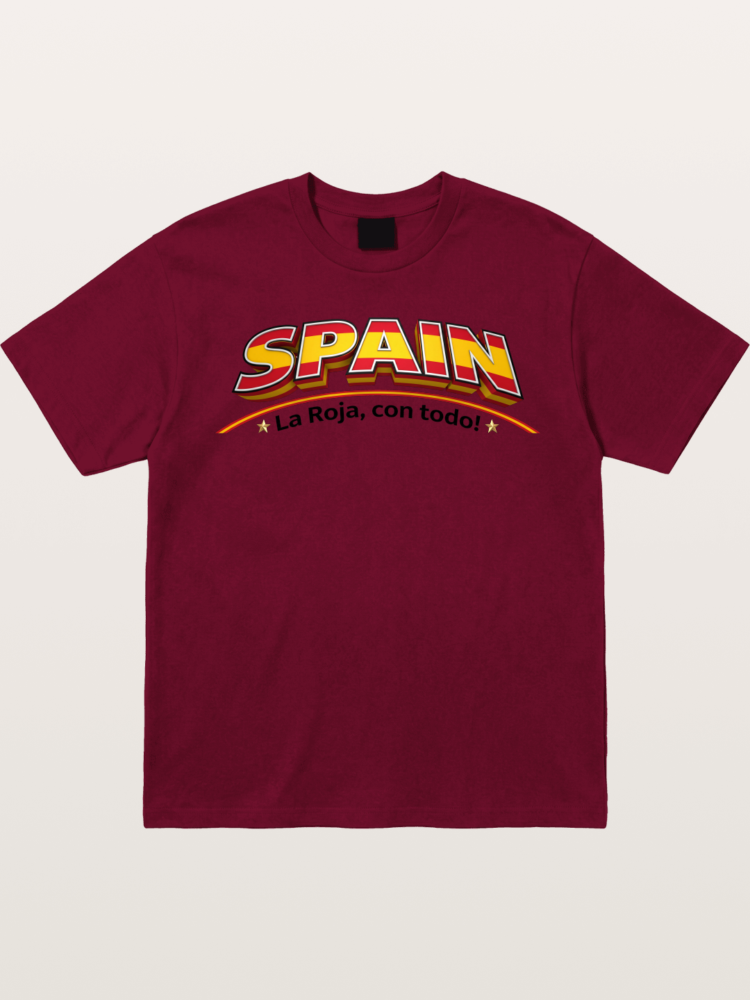 Spain Retro Team Logo WC Gildan T-shirt